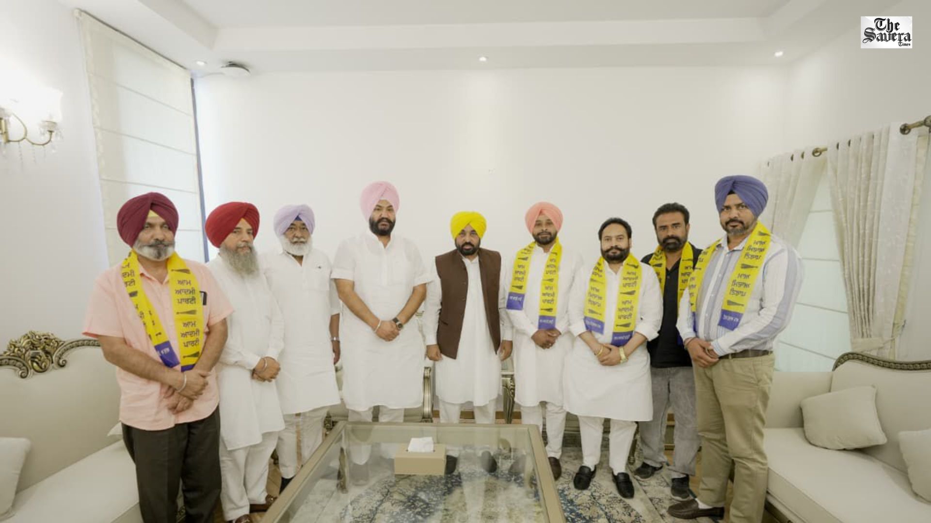 Prominent Congress Leaders Join AAP Under Talbir Singh Gill’s Leadership, Officially Welcomed by CM Bhagwant Mann