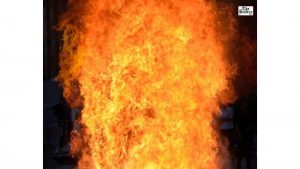 Gas Cylinder Leak Triggers Massive Blast in UP’s Fatehpur, Nine Critically Injured