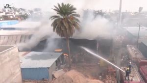 Massive Fire Erupts at Warehouse in Indore’s Khajrana Area