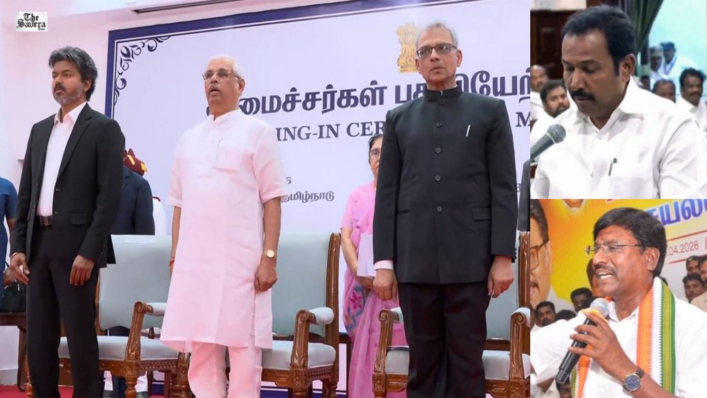 CM Vijay Expands Cabinet; Rajesh Kumar and P Vishwanathan Sworn In