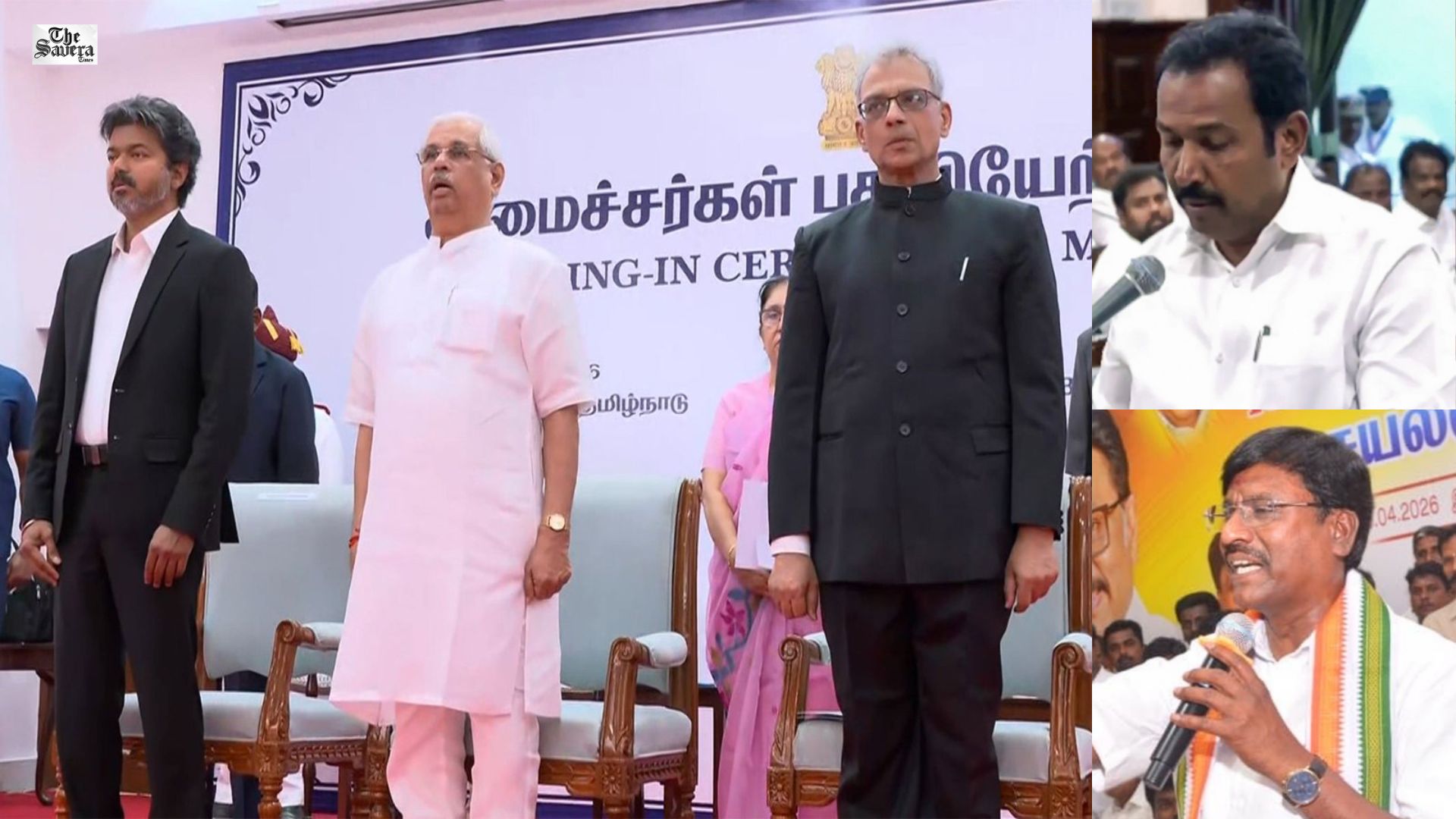 Tamil Nadu CM Vijay Expands Cabinet; Rajesh Kumar and P Vishwanathan Sworn In as Ministers