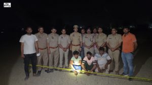 Three Cattle Thieves Held After Police Encounter in Mathura; ₹1.04 Lakh Cash and Weapons Recovered