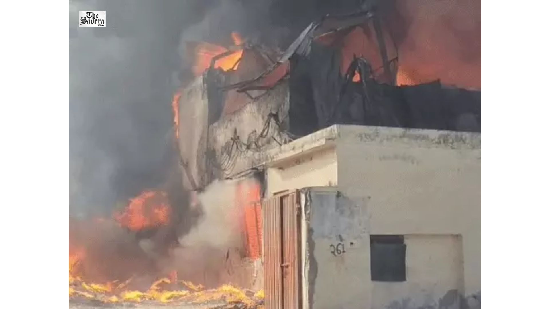 Bahadurgarh: Huge Fire Engulfs Two Factories, 2 Workers Seriously Injured