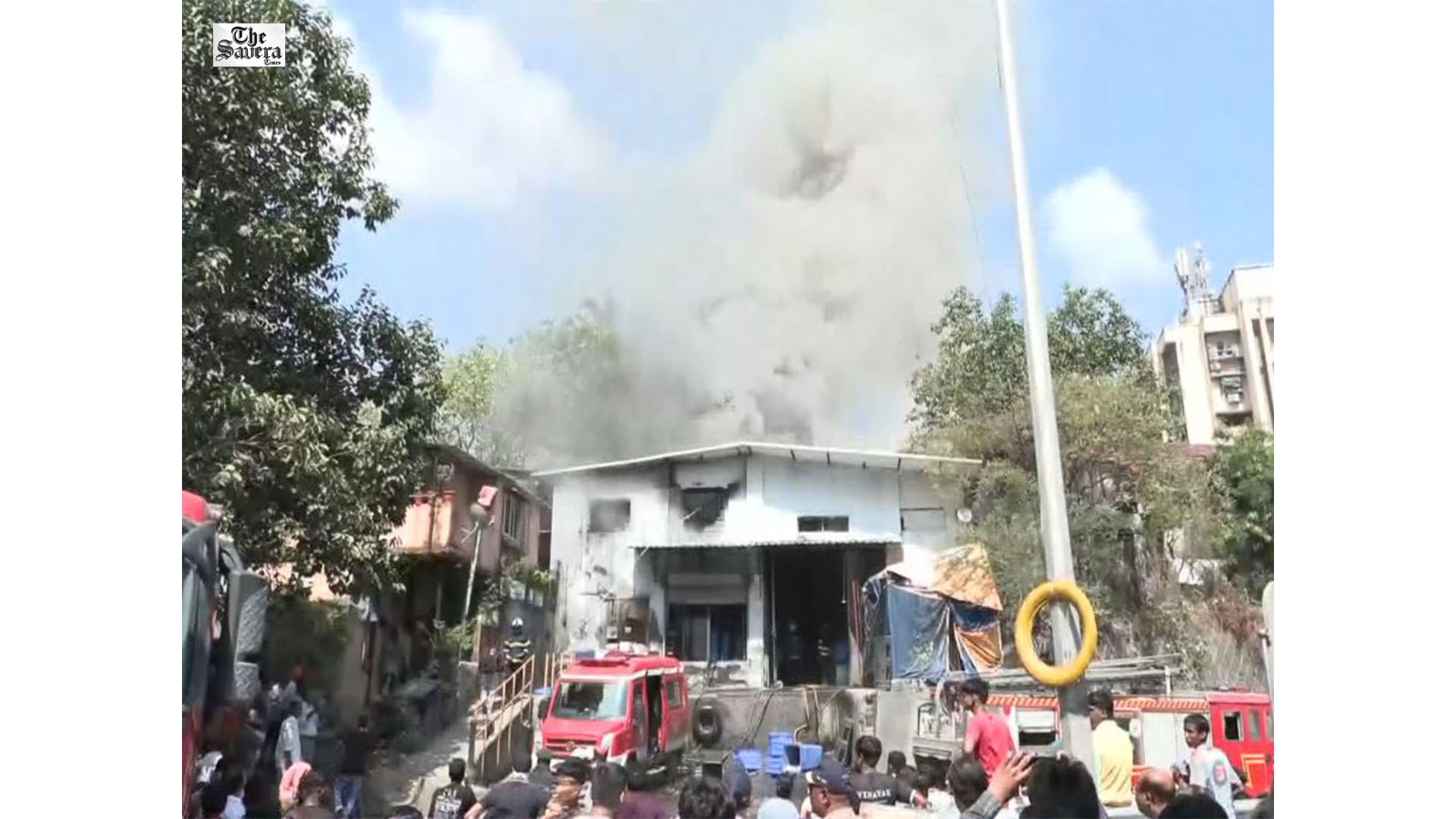 Fire Breaks Out at Godown in Mumbai’s Andheri East, Firefighting Operations Underway