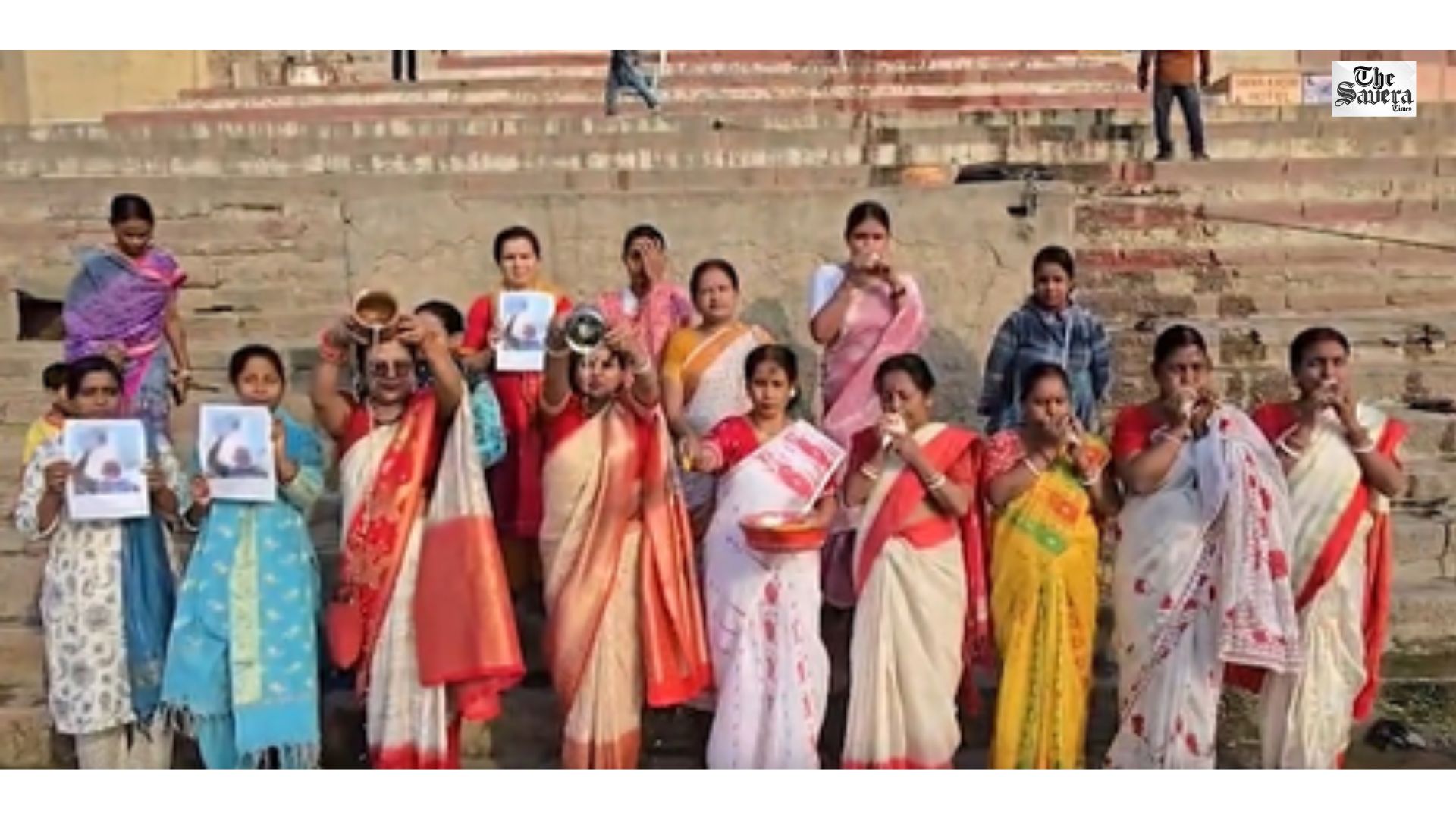 Women Offer Special Prayers in Varanasi, Seek BJP’s Victory in Bengal Poll Battle