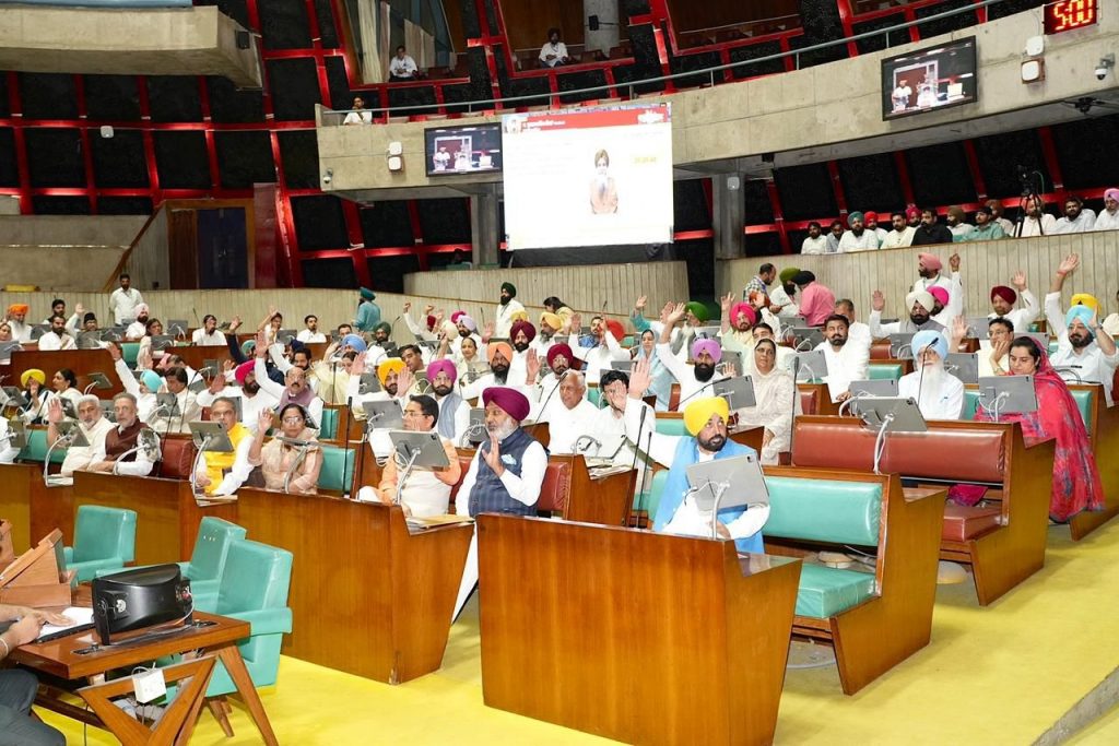 Bhagwant Mann Govt wins Confidence Motion unanimously