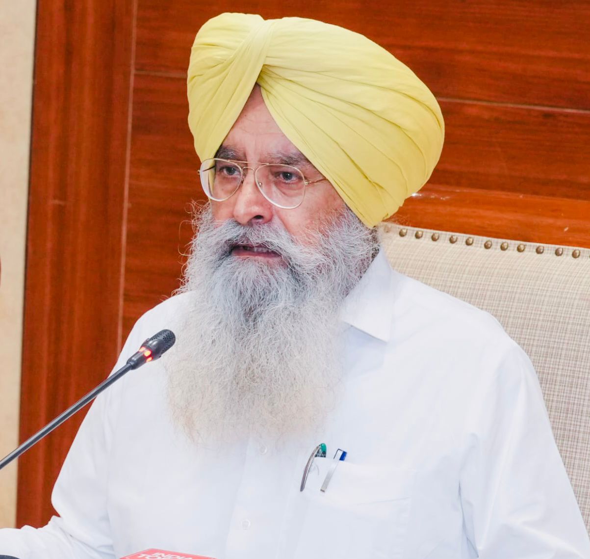 Punjab Sets 5 Lakh Acre Dsr Target For 2026-27; ₹1,500/Acre Via Online Portal: Gurmeet Khudian