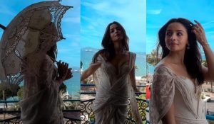 Cannes 2026: Alia Bhatt blends tradition with modern flair, dons custom dhoti skirt for Bharat Pavilion