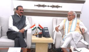 CM Sukhu meet Union Minister Khattar in Delhi; raised several issues, including increasing electricity royalty
