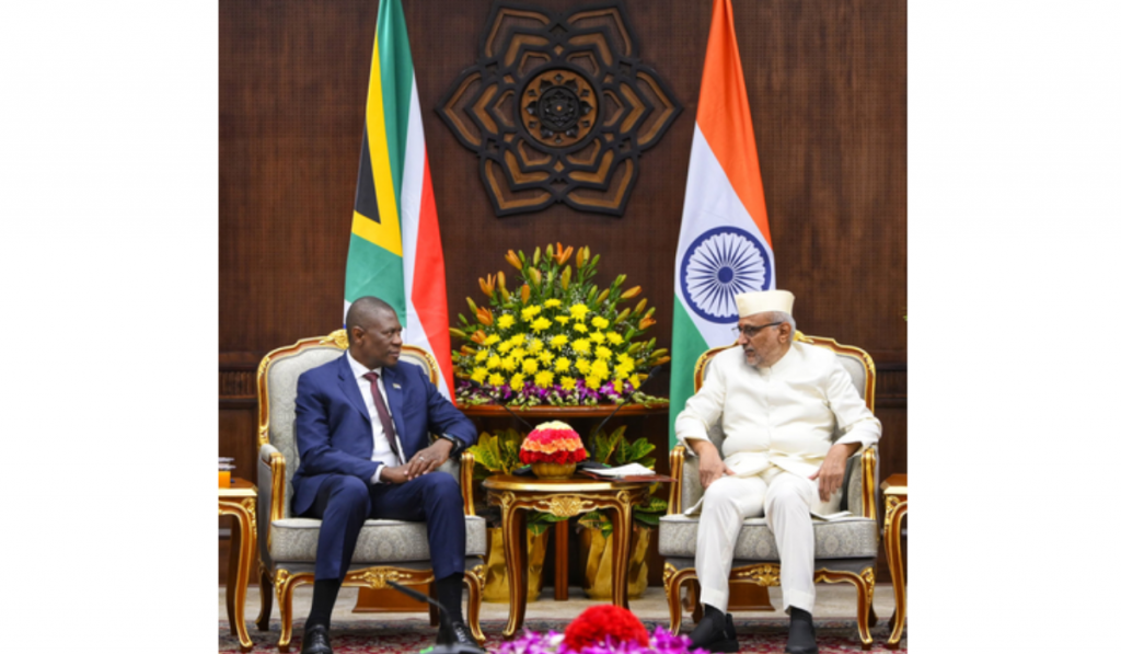 VP Radhakrishnan, South African Counterpart Discuss Global South Priorities