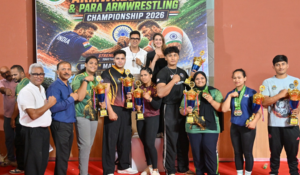 Kerala emerge overall winners at National Armwrestling & Para-Armwrestling Championship