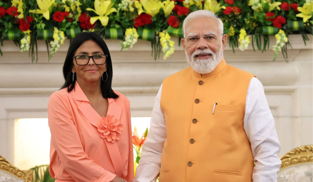 Energy, Trade and Investment Take Centre Stage in Talks Between PM Modi and Venezuela's Rodriguez