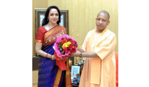 Hema Malini extends birthday wishes to Yogi Adityanath, praises his support for Mathura development