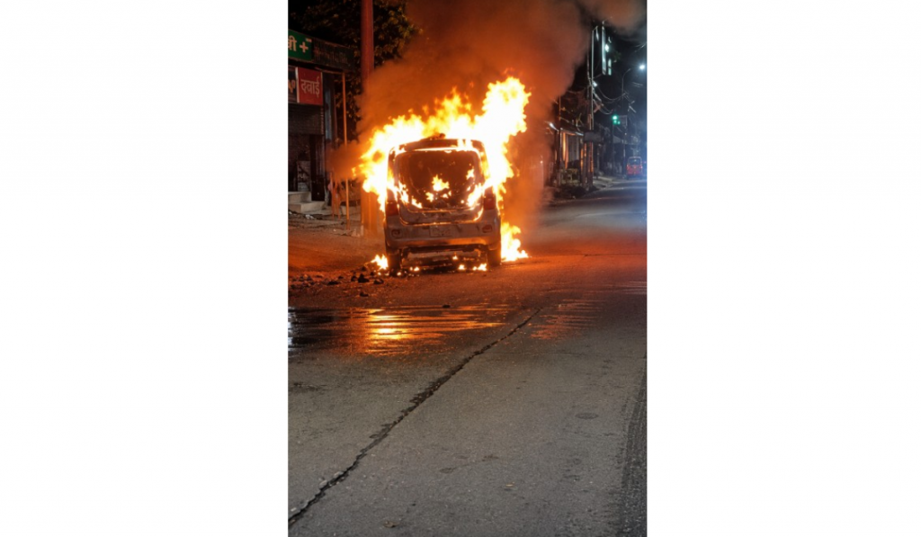 Love Affair Sparks Violence in MP’s Jabalpur, Vehicles Set Ablaze; 16 Booked