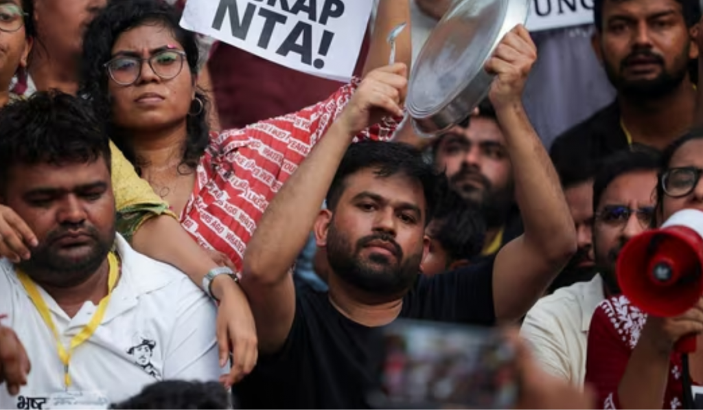 NEET Re-Exam Controversy: CJP Protest Continues at Jantar Mantar, Demands Education Minister's Resignation