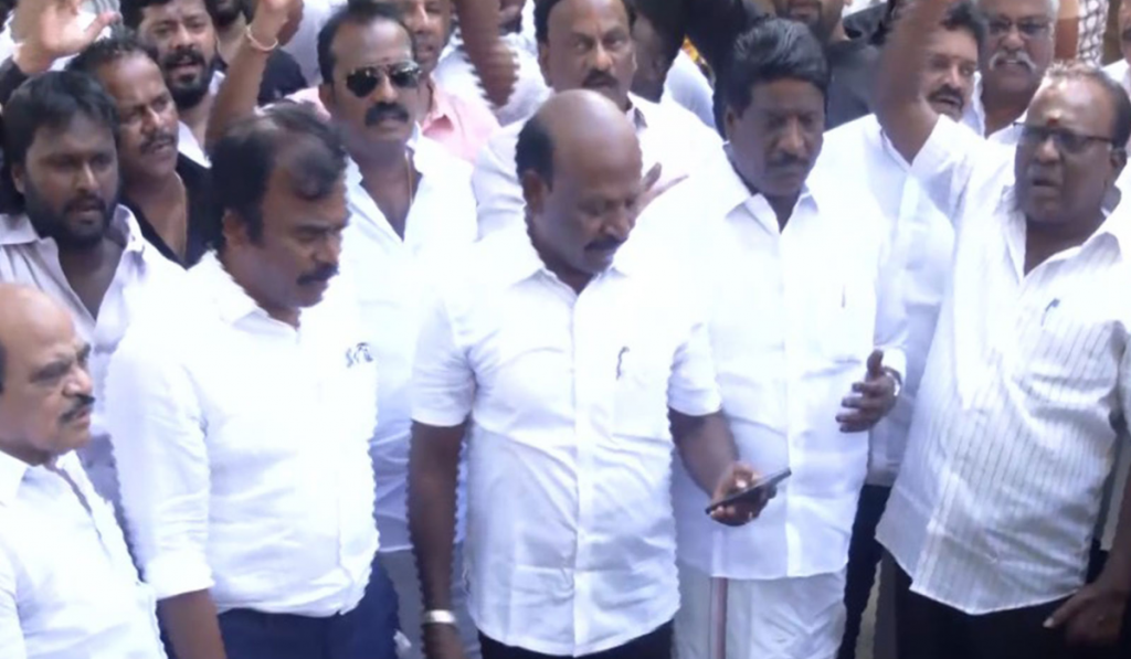 DMK Students Stage Protest Seeking Arrest of TVK Leader Sarath