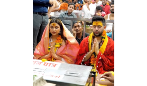 Parineeti Chopra Shares Spiritual Moments from Mahakal Temple Visit with Raghav Chadha