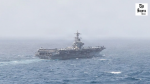 US Iran strikes over Hormuz vessel attack