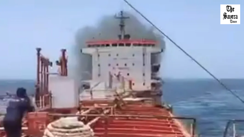 Cargo Vessel Carrying 24 Indian Seafarers Catches Fire After Attack Off Oman Coast; India Responds