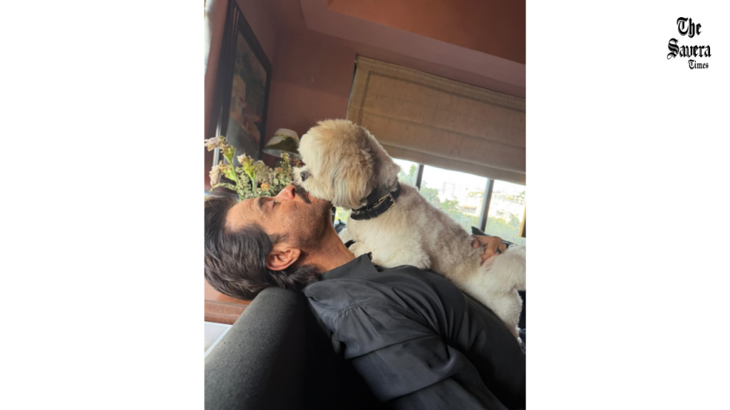 Anil Kapoor Shares Adorable Moments with His Beloved Fur Baby