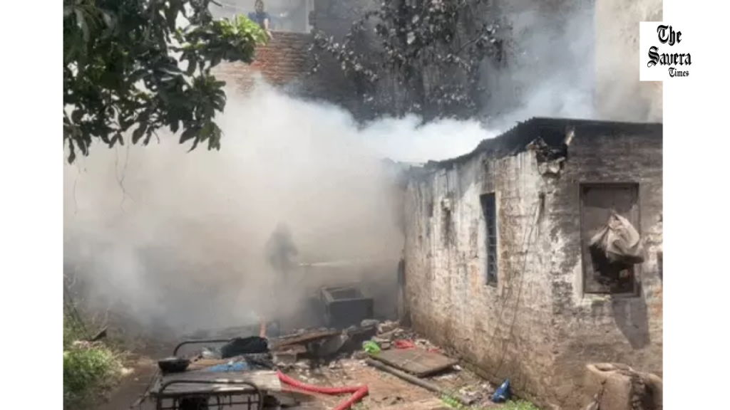 Mother-Son Rescued from Ludhiana Fire