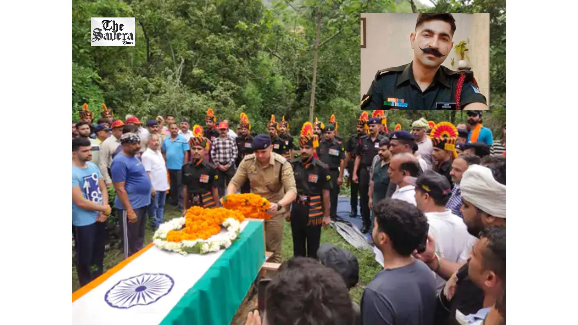 Himachal Havildar Vishambar Singh Laid to Rest with Full Military Honours; 11-Year-Old Son Performs Last Rites