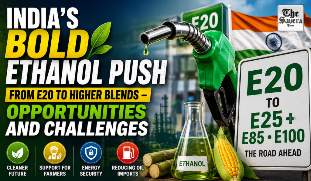 India's Bold Ethanol Push: From E20 to Higher Blends – Opportunities and Challenges