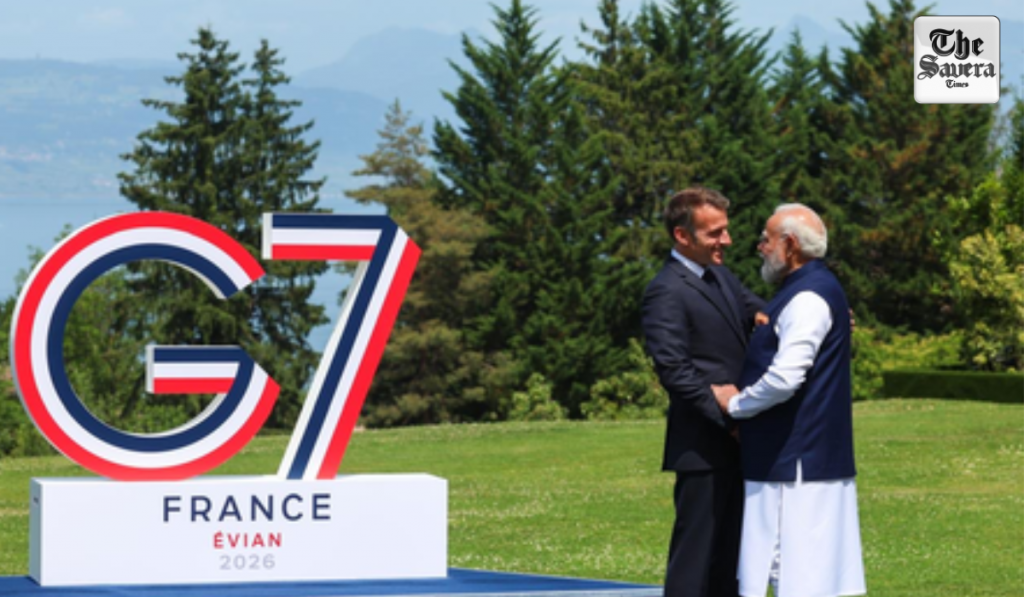 PM Modi Thanks Macron for Warm Welcome at G7 Summit in Evian