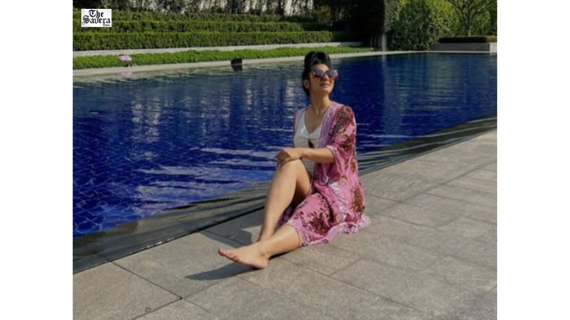 Tanishaa Mukerji Finds the Perfect Heat-Wave Escape in the Pool