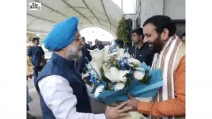 Nayab Saini meets Delhi LG in Chandigarh over water crisis