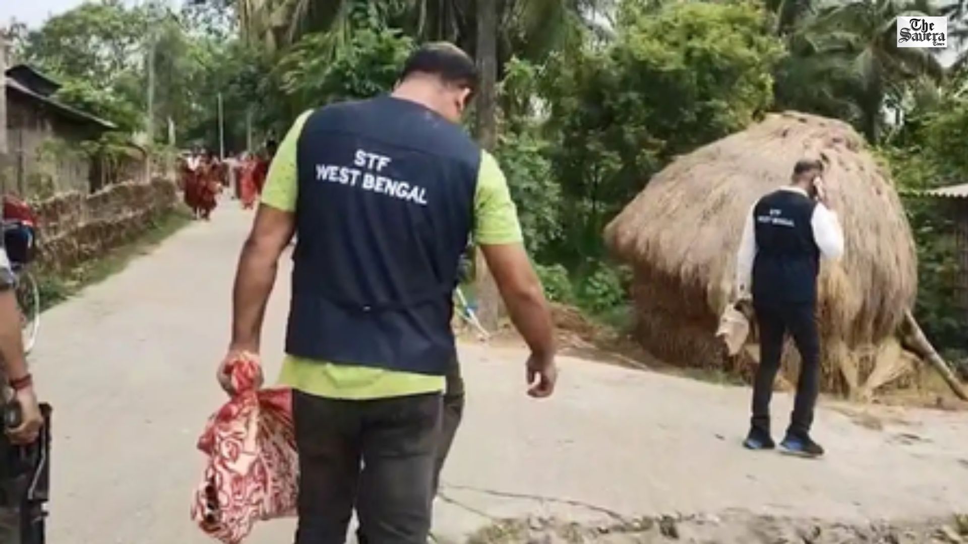STF Seizes Arms Cache from Pond Allegedly Linked to Trinamool Leader in Sandeshkhali