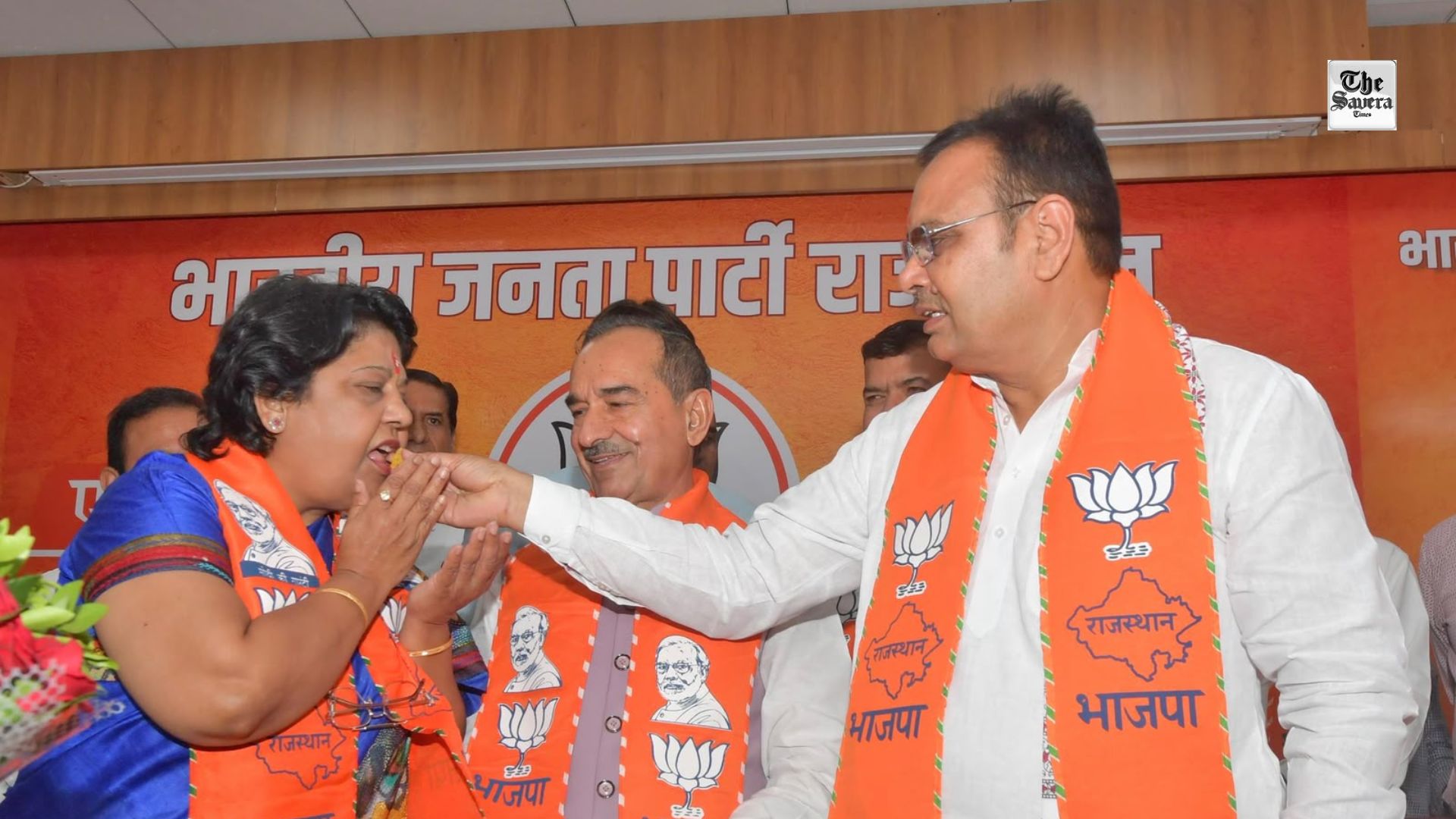 Rajasthan: BJP Rajya Sabha Candidates Satish Poonia, Alka Singh Gurjar File Nominations
