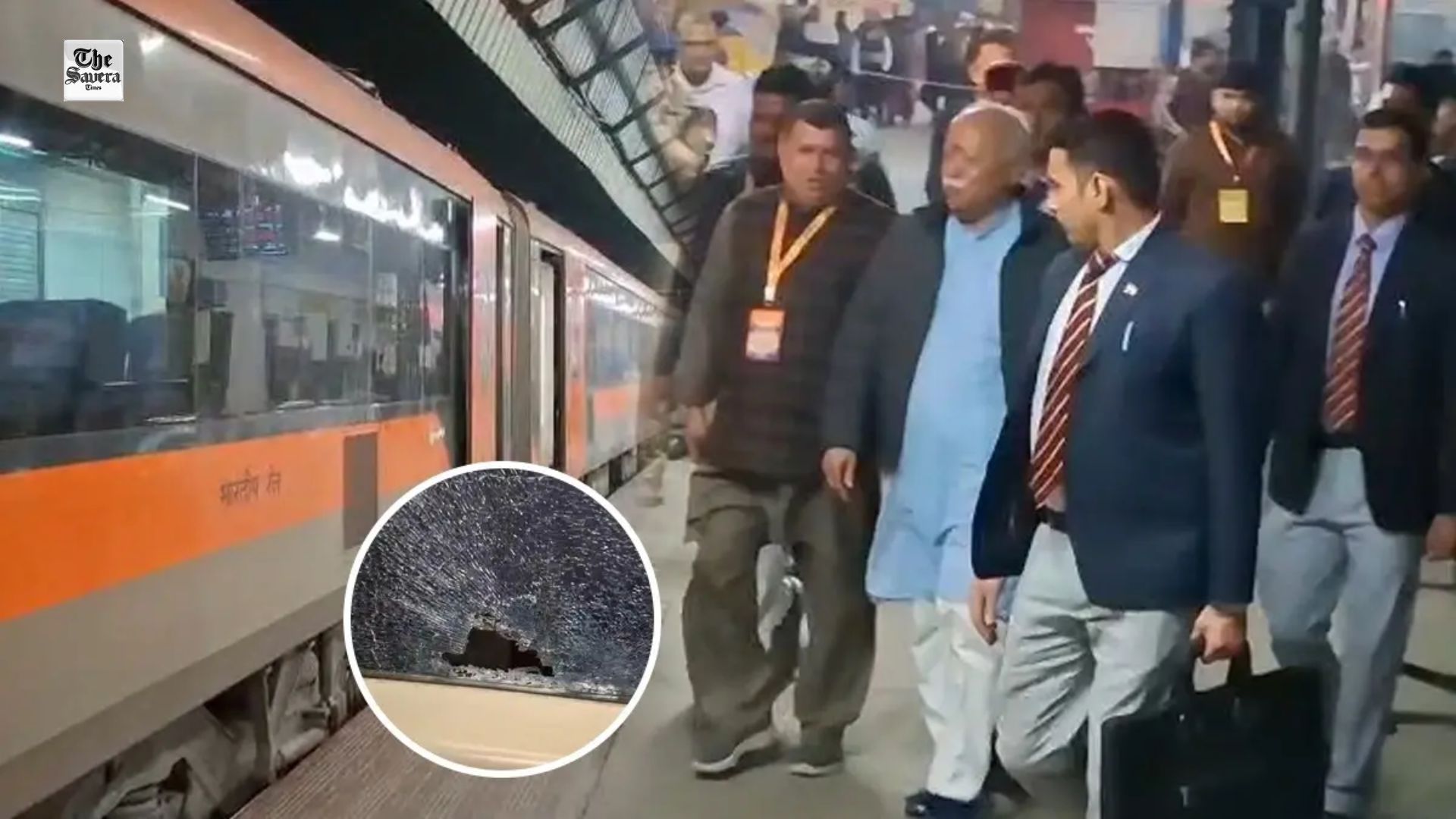 2 Suspects Apprehended in Stone-Pelting Incident on Train Carrying RSS Chief Mohan Bhagwat