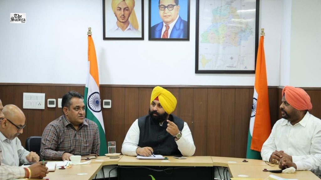Harjot Singh Bains Orders Urban Infra Push in Tricity Peripheral Towns