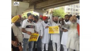 AAP protests against Akali Dal in Ludhiana; party calls circulating video fake and edited