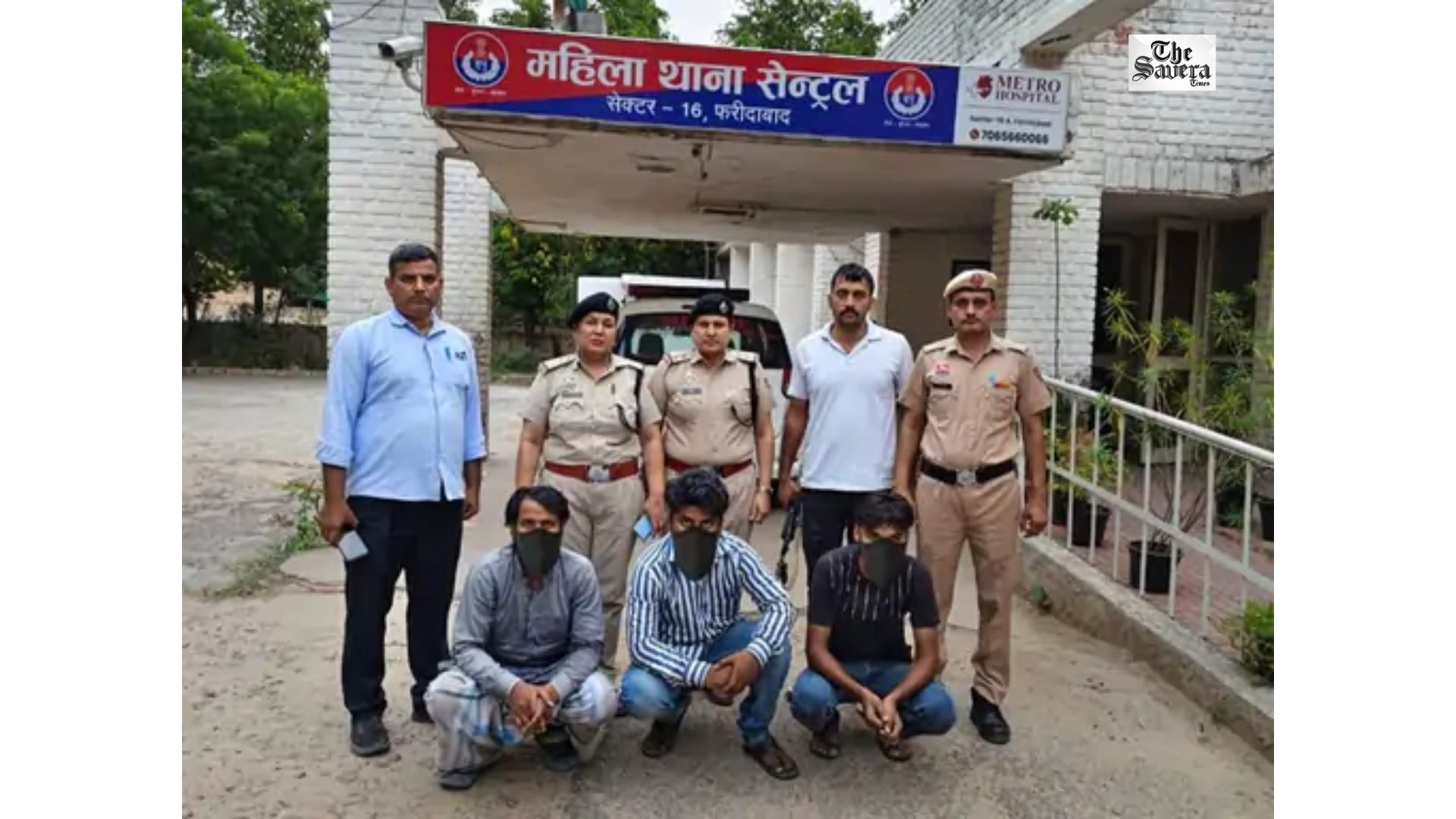 Faridabad: Three arrested for alleged rape, blackmail using obscene video; ₹50,000 extortion demand reported