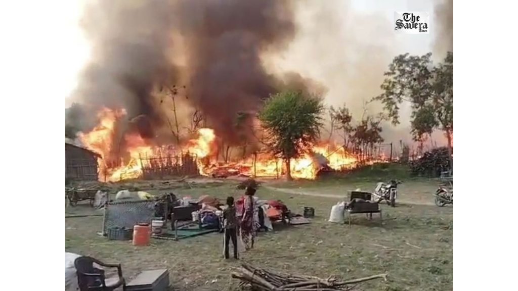 Una Fire Destroys Migrant Workers' Homes