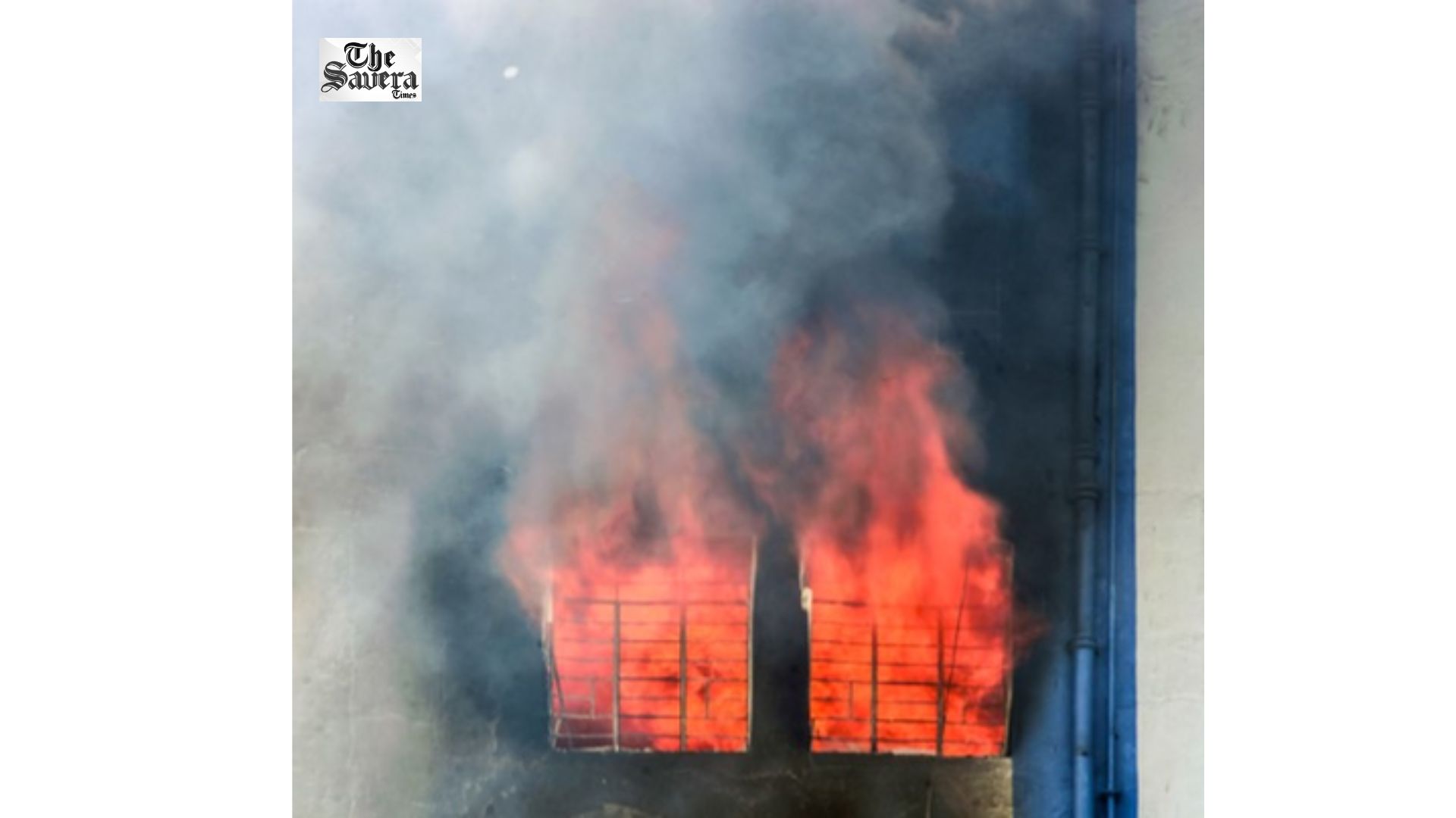 Delhi Fire: Three Rescued After Electric Meter Panel Blaze in Keshav Puram Residential Building