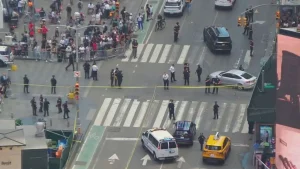 Times Square shooting: One injured in New York after Knicks celebrations, suspect in custody