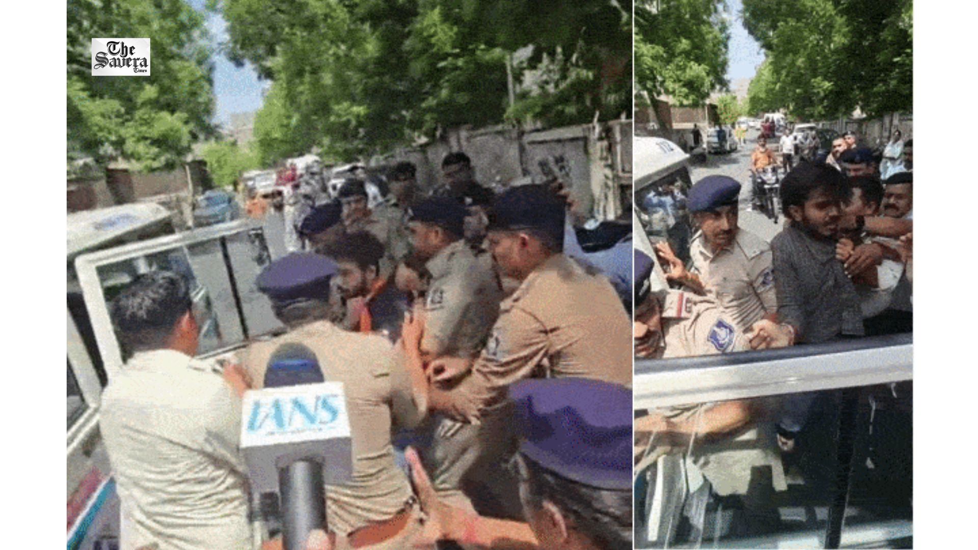 Tension at Ahmedabad NEET centre after dispute over hijab, religious symbols
