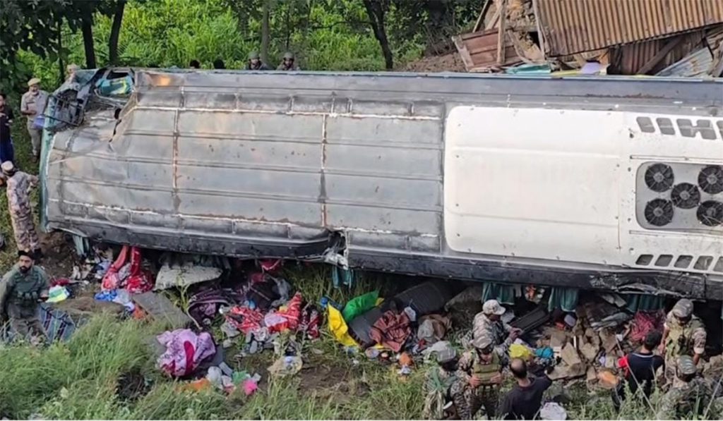Ganderbal bus accident