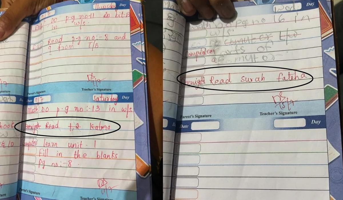 Hyderabad shocker: Class 2 student given homework to recite ‘Kalma’; teacher fired after outrage