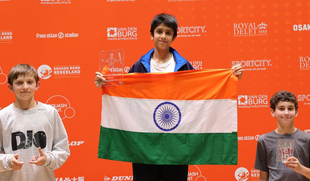 Indian squash prodigy Amarya Bajaj clinches Dutch Junior Open U-13 title