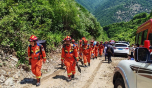 21 dead after landslide in China’s Gansu