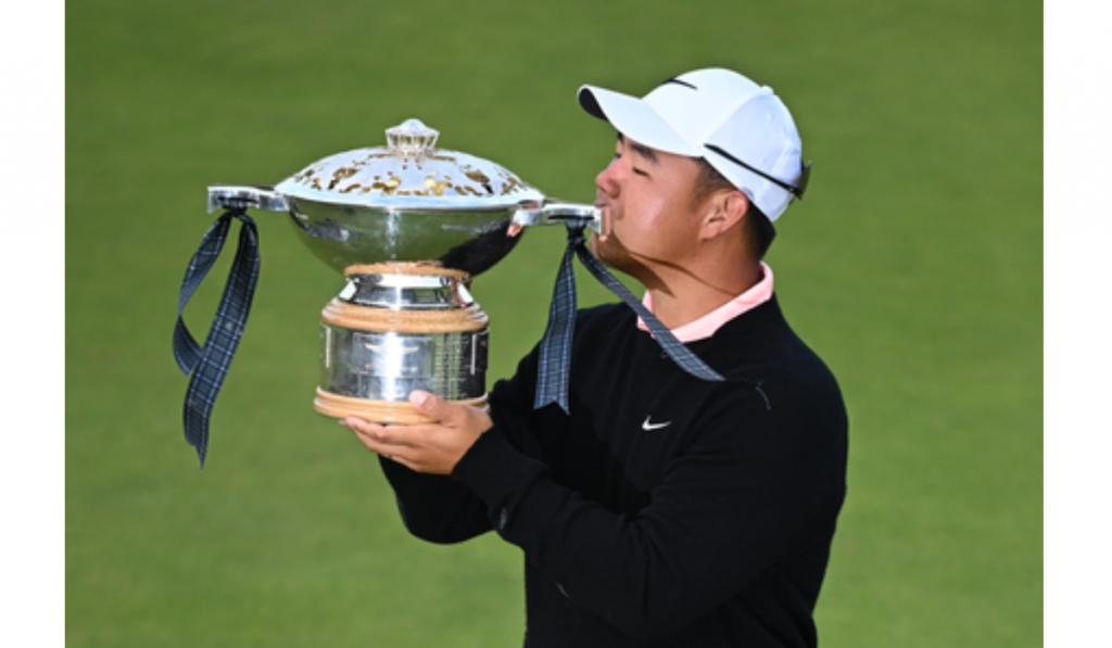Tom Kim Wins Scottish Open, Clinches Rolex Series Title
