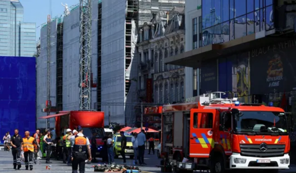 Several Feared Dead After Massive Fire at Brussels Construction Site