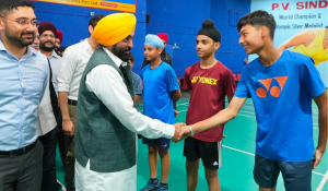 CM Bhagwant Singh Mann Reviews Preparedness for National Badminton Championship Slated to Be Held in Jalandhar