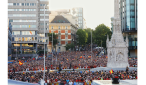 Nearly 2 Million Fans Flood Madrid to Celebrate Spain’s FIFA World Cup Triumph