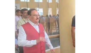 JP Nadda Meets Injured Protesters at RML Hospital After CJP Demonstration