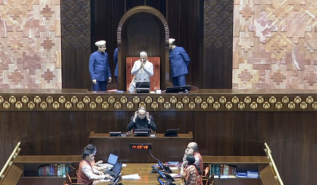 Rajya Sabha Adjourned for the Day Amid Persistent Opposition Uproar Over Paper Leak Issue